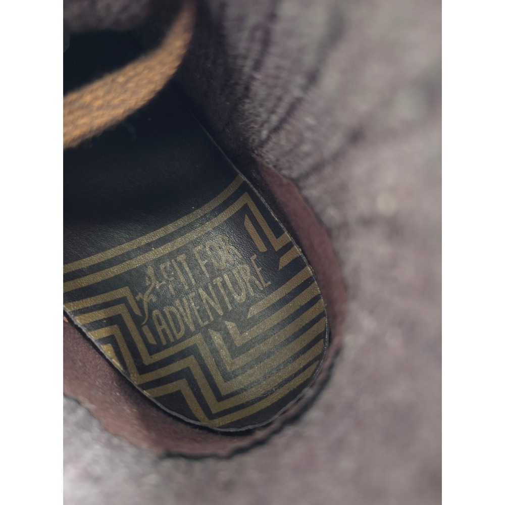 Chaco Borealis Ledge Mahogany Brown Leather Waterproof Knit Cuff Boots sz 9.5 - Picture 12 of 13